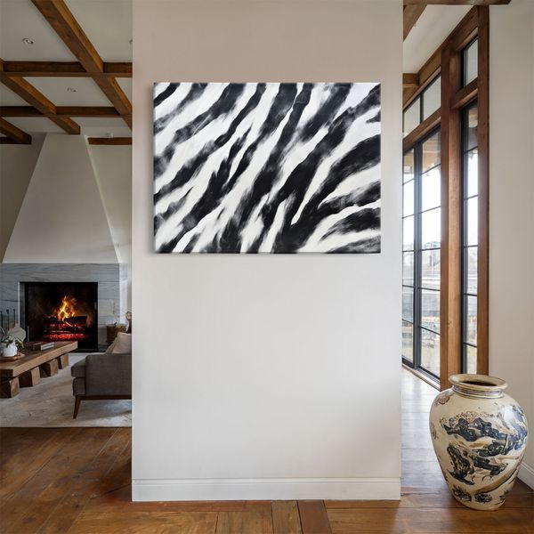 Картина Zebra Texture 4х3 (40x30) см txr005_zebra_texture_horizontal 4x3_40x30 фото
