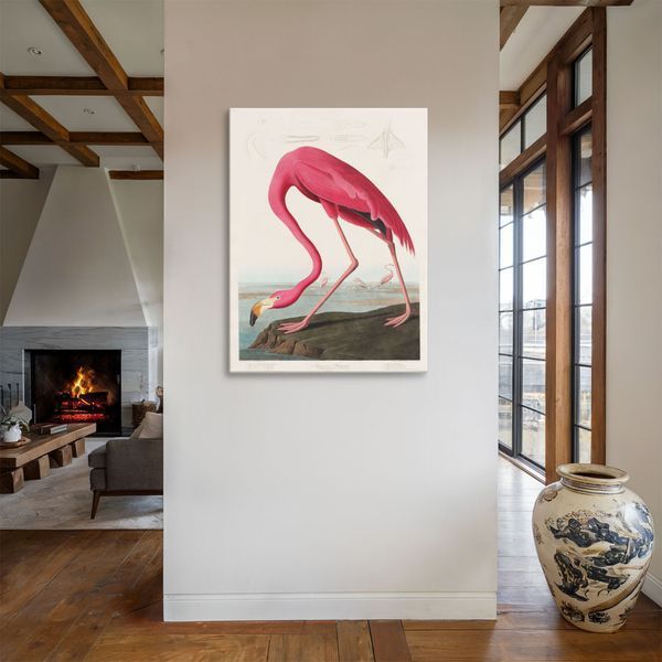 Картина Pink Flamingo 3х4 (40х30) см an011_pink_flamingo_standard 3x4_40x30 фото
