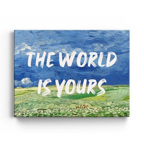 Картина World Is Yours 4х3 (40x30) см art010_world_is_yours_standard 4x3_40x30 фото