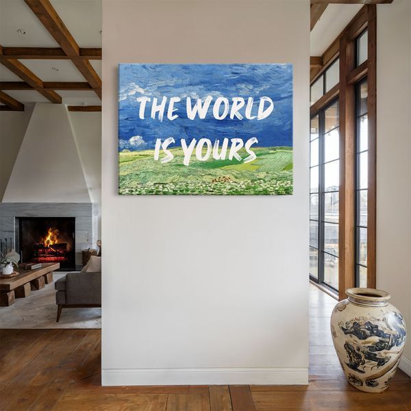Картина World Is Yours 4х3 (40x30) см art010_world_is_yours_standard 4x3_40x30 фото