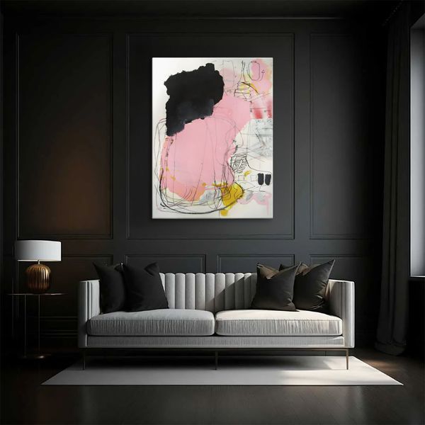 Картина Pink Abstract 3х4 (40x30) см txr046_pink_abstract_standard 3x4_40x30 фото
