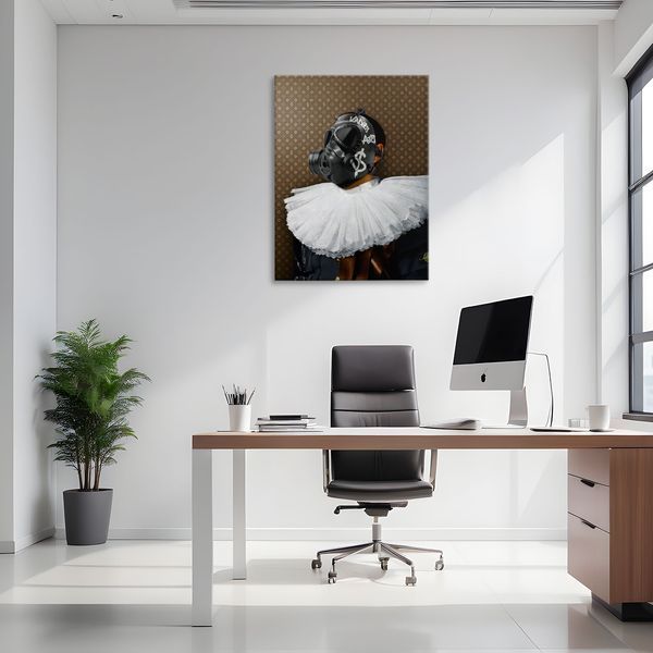 Картина Ruffled Mask 3х4 (40x30) см cs069_ruffled_mask_standard 3x4_40x30 фото