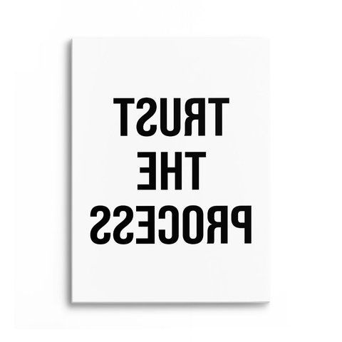 Картина Trust The Process Mirror 3х4 (40x30) см mtv009_trust_the_process_mirror_standard 3x4_40x30 фото