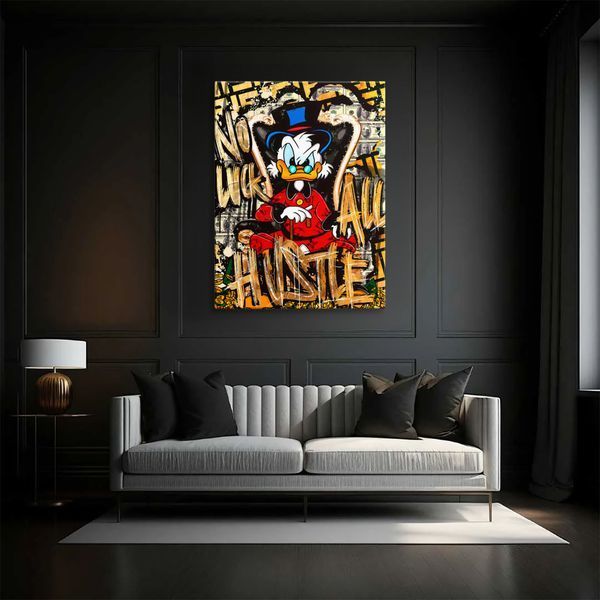 Картина No Luck All Hustle 3х4 (40x30) см cs084_no_luck_all_hustle_standard 3x4_40x30 фото