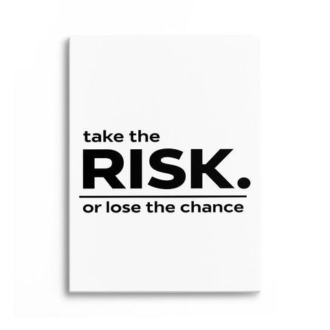 Картина Take The Risk 3х4 (40x30) см mtv010_take_the_risk_standard 3x4_40x30 фото