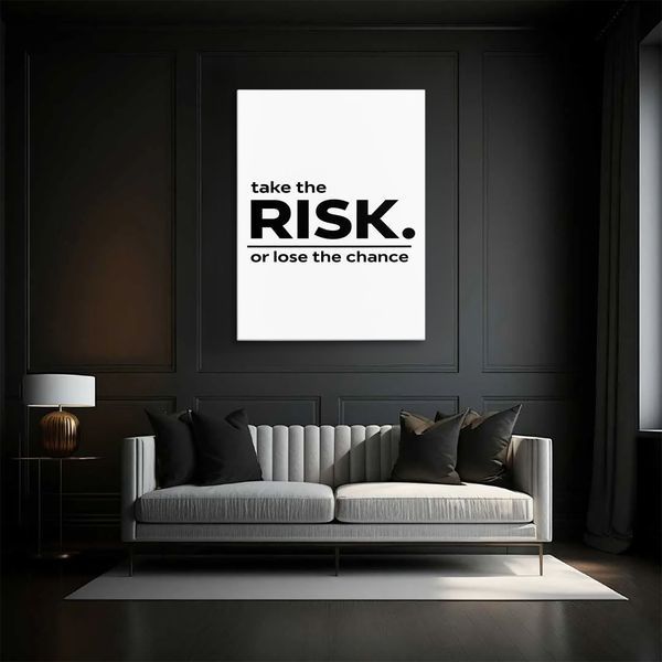 Картина Take The Risk 3х4 (40x30) см mtv010_take_the_risk_standard 3x4_40x30 фото