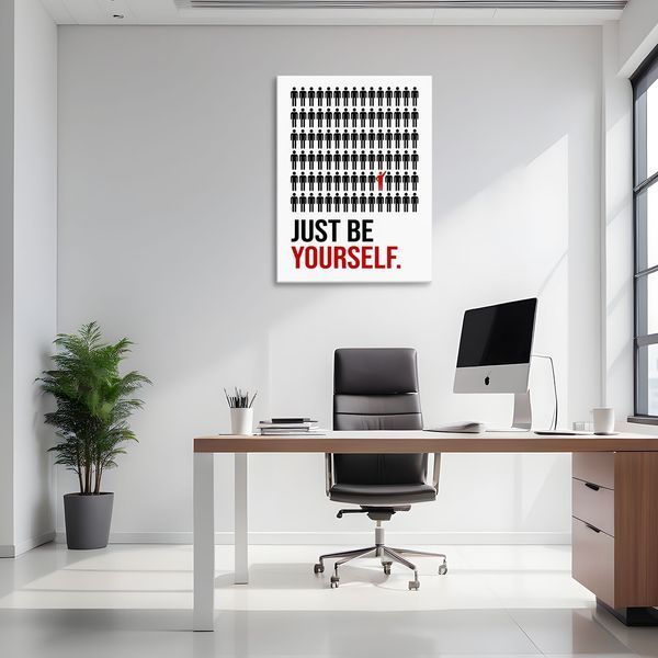 Картина Just Be Yourself 3х4 (40x30) см mtv011_just_be_yourself_standard 3x4_40x30 фото