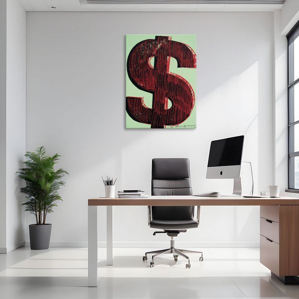 Картина Dollar Symbol 3х4 (40x30) см cs033_dollar_symbol_standard 3x4_40x30 фото