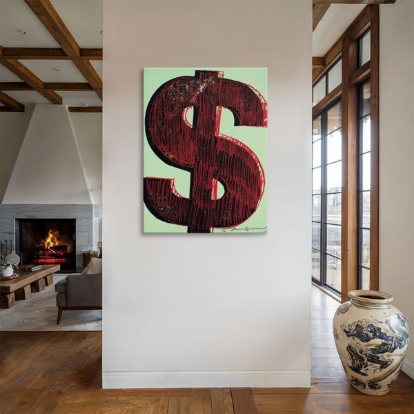 Картина Dollar Symbol 3х4 (40x30) см cs033_dollar_symbol_standard 3x4_40x30 фото