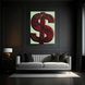 Картина Dollar Symbol 3х4 (40x30) см cs033_dollar_symbol_standard 3x4_40x30 фото 2