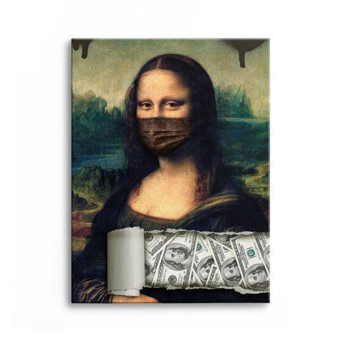 Картина Mona Money 3х4 (40x30) см cs002_mona_money_standard 3x4_40x30 фото