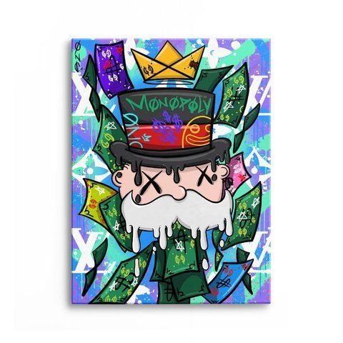 Картина Monopoly Head 3х4 (40x30) см cs034_monopoly_head_standard 3x4_40x30 фото