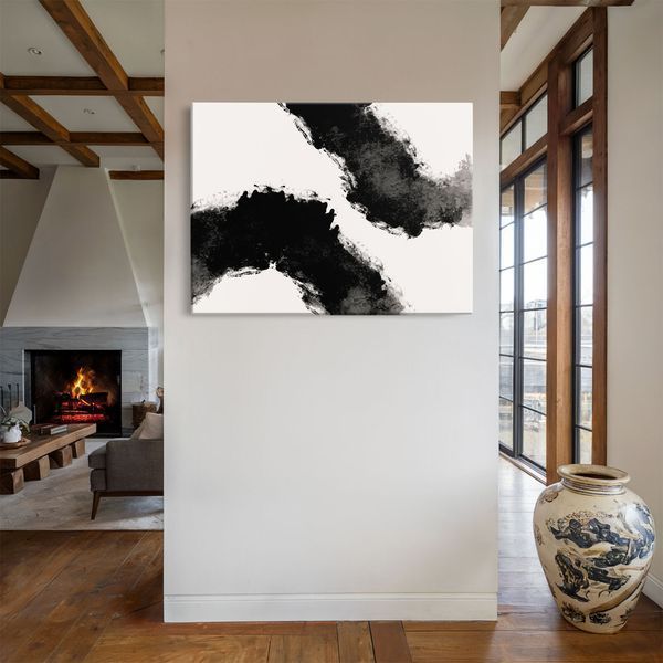 Картина Black Ink Flow 4х3 (40x30) см txr050_black_ink_flow_horizontal 4x3_40x30 фото