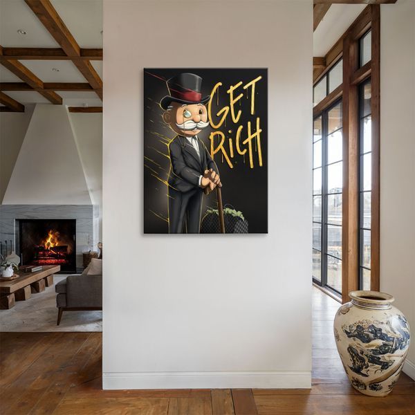 Картина Get Rich 3х4 (40x30) см cs087_get_rich_standard 3x4_40x30 фото