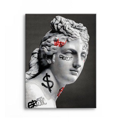 Картина Classic Bust Graffiti 3х4 (40x30) см cs022_classic_bust_graffiti_standard 3x4_40x30 фото