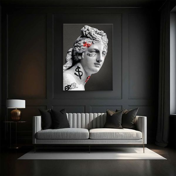 Картина Classic Bust Graffiti 3х4 (40x30) см cs022_classic_bust_graffiti_standard 3x4_40x30 фото