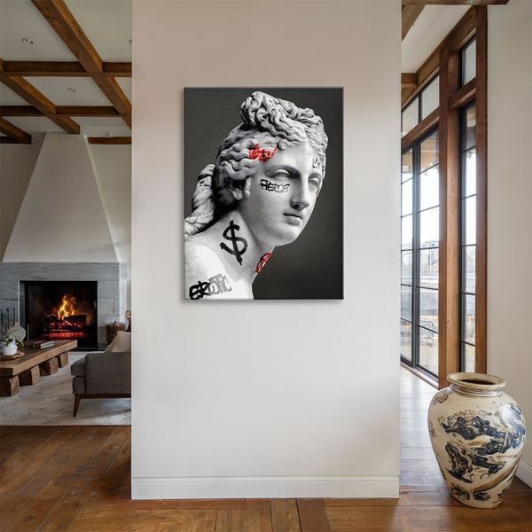 Картина Classic Bust Graffiti 3х4 (40x30) см cs022_classic_bust_graffiti_standard 3x4_40x30 фото
