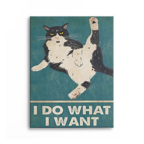 Картина I Do What I Want 3х4 (40х30) см an007_i_do_what_i_want_standard 3x4_40x30 фото