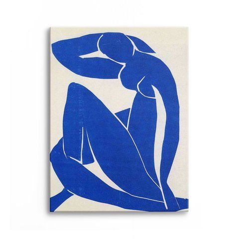 Картина Blue Nude 2 3х4 (40x30) см art017_blue_nude_2_standard 3x4_40x30 фото