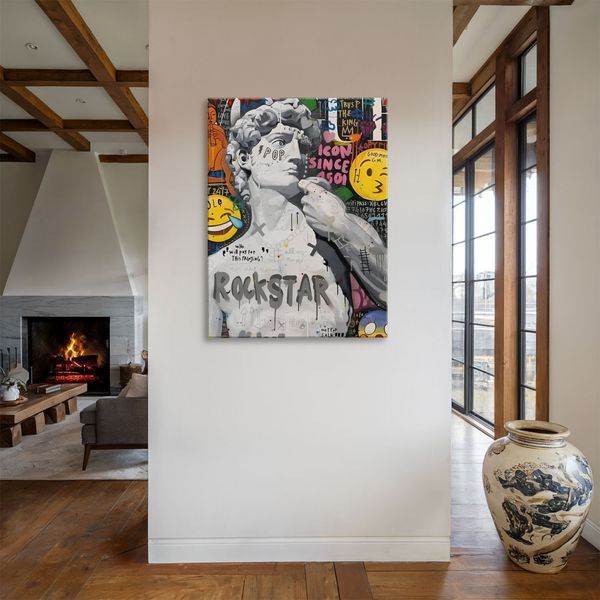 Картина Rockstar Statue 3х4 (40x30) см cs011_rockstar_statue_standard 3x4_40x30 фото
