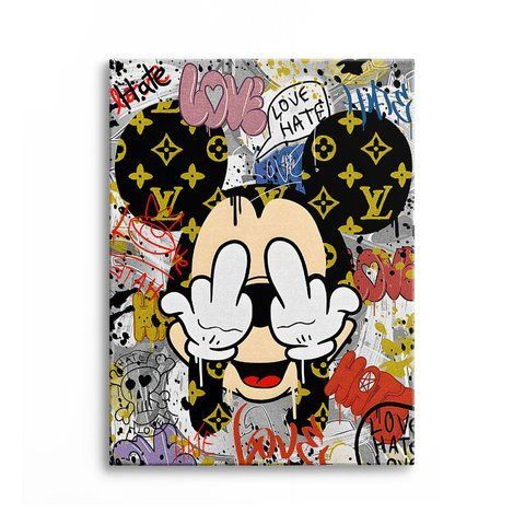 Картина Love Chaos 3х4 (40x30) см cs075_love_chaos_standard 3x4_40x30 фото