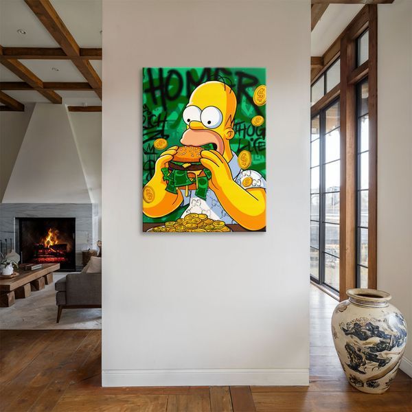 Картина Homer Money 3х4 (40x30) см cs090_homer_money_standard 3x4_40x30 фото