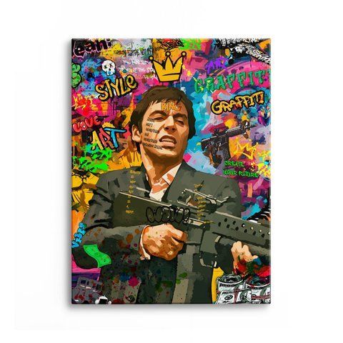 Картина Scarface Power 3х4 (40x30) см st004_scarface_power_standard 3x4_40x30 фото