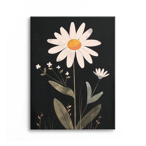 Картина Midnight Daisy 3х4 (40x30) см fl004_midnight_daisy_standard 3x4_40x30 фото