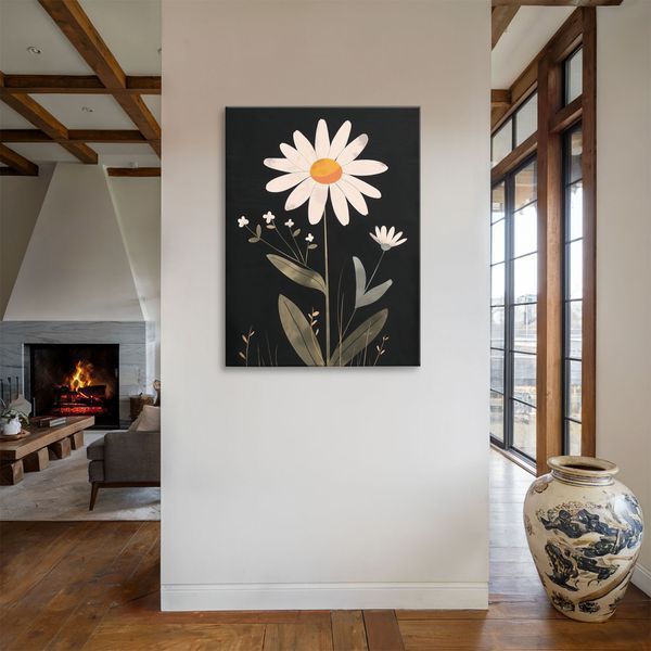 Картина Midnight Daisy 3х4 (40x30) см fl004_midnight_daisy_standard 3x4_40x30 фото