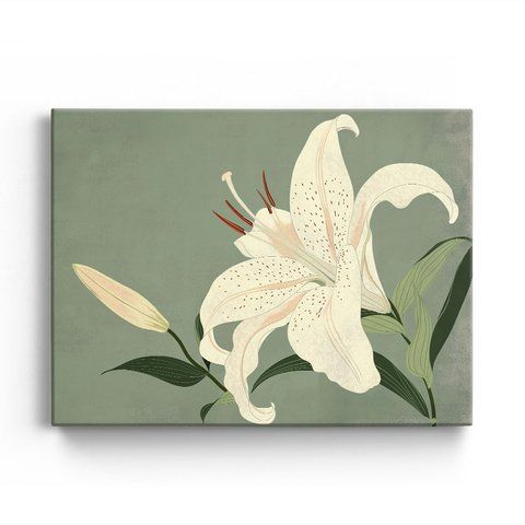 Картина Soft Lily 4х3 (40x30) см fl006_soft_lily_standard 4x3_40x30 фото